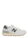 New Balance White Low Top Sneakers With Logo Patch In White