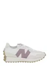 New Balance 327 Low-top Sneakers In Sea Salt With White Wine In White