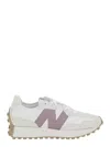 New Balance 327 Low-top Sneakers In Sea Salt With White Wine In White