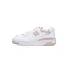 New Balance Scarpa Low Woman 550 White/pink In White/pink