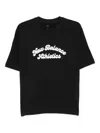 New Balance Script-logo Cotton Top In Black