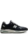 New Balance Black And Grey Suede-mesh Sneakers With Cushioned Sole