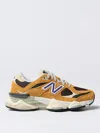 New Balance 9060 Sneakers In Yellow Suede And Fabric In Gelb