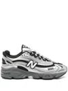 New Balance Mens Silver Metallic Green 1000 Metallic Mixed-material Trainers In Silver Metallic
