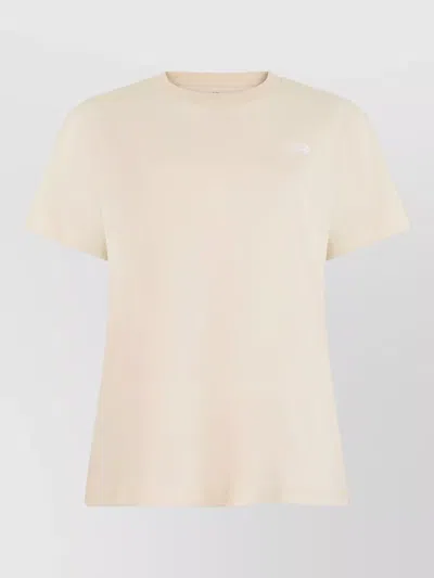 New Balance Short Sleeve Crew Neck Casual T-shirt In Neutral
