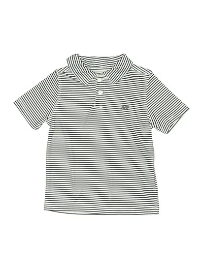 Pre-owned New Balance Kids' Short Sleeve Polo Shirt In Silver