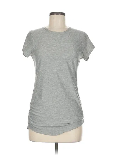 Pre-owned New Balance Short Sleeve T-shirt In Gray