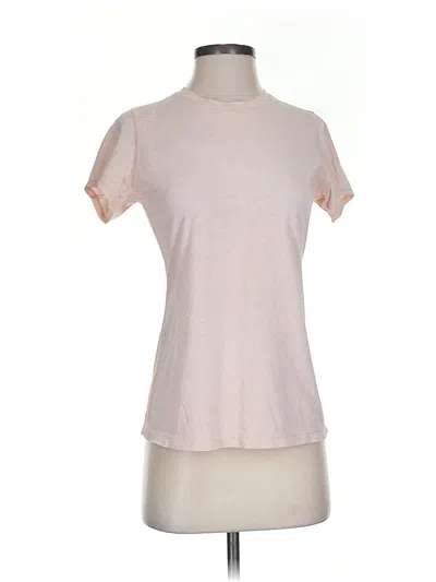Pre-owned New Balance Short Sleeve T-shirt In Pink