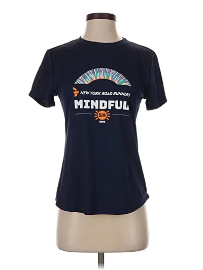 Pre-owned New Balance Short Sleeve T-shirt In Blue