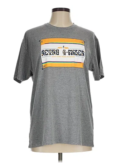 Pre-owned New Balance Short Sleeve T-shirt In Gray