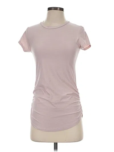 Pre-owned New Balance Short Sleeve T-shirt In Pink