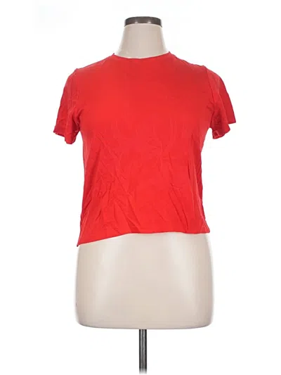 Pre-owned New Balance Short Sleeve T-shirt In Red