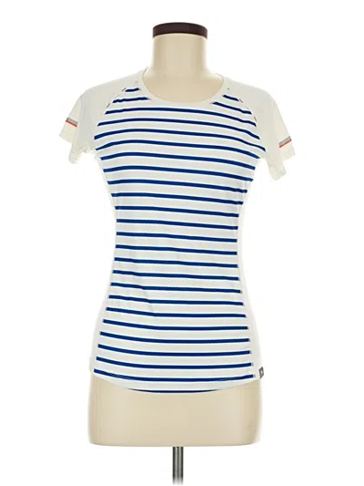 Pre-owned New Balance Short Sleeve T-shirt In White