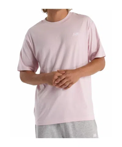 New Balance Short-sleeved T-shirt In Pink
