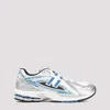 NEW BALANCE SILVER BLUE 1906 TEXTILE SNEAKERS