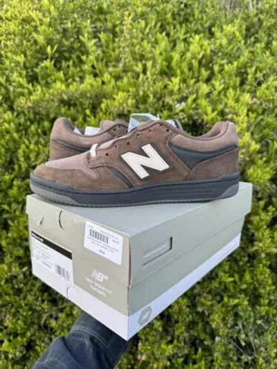 Pre-owned New Balance Size 10.5 - Balance Andrew Reynolds X Numeric 480 Chocolate Tan Skateboard In Brown