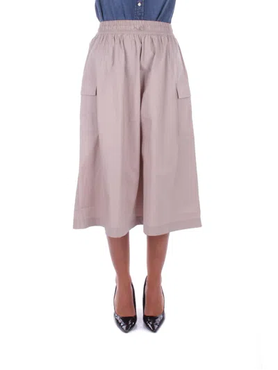 New Balance Skirts Beige In Brown