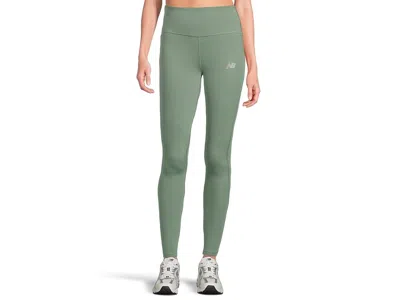 New Balance Sleek High-rise Legging 27 In Green