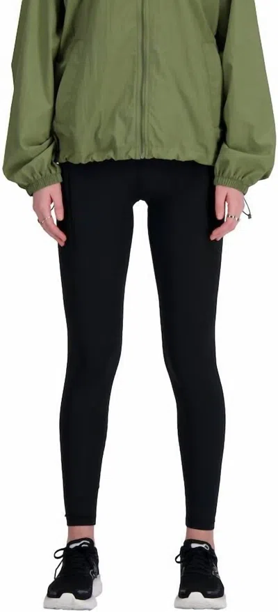 New Balance Sleek Pocket High Rise Legging 27 In Black