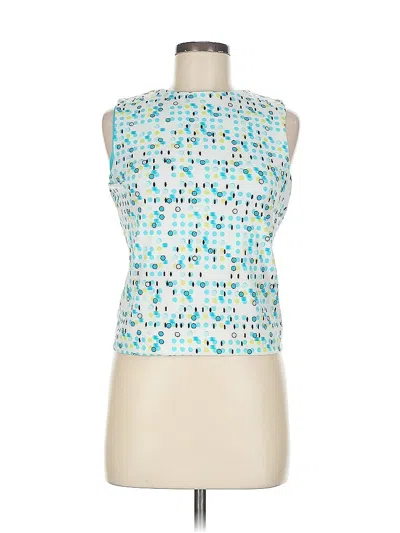 Pre-owned New Balance Sleeveless T-shirt In Blue