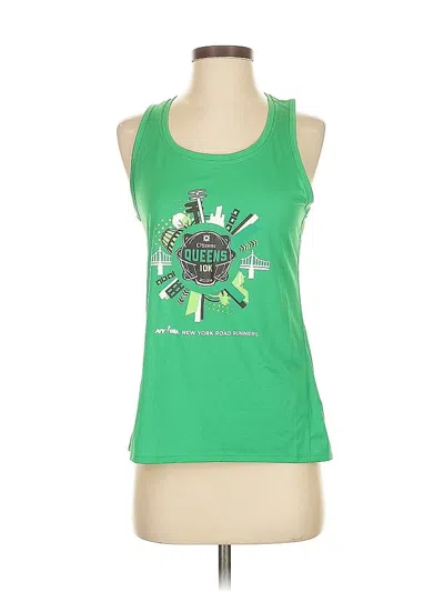 Pre-owned New Balance Sleeveless T-shirt In Green
