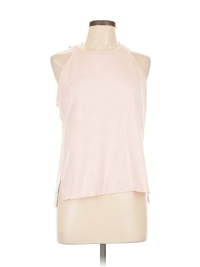 Pre-owned New Balance Sleeveless T-shirt In Pink