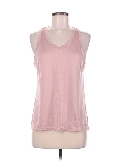 Pre-owned New Balance Sleeveless T-shirt In Pink