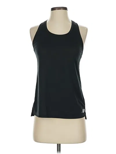 Pre-owned New Balance Sleeveless Top Black Halter Neckline Tops