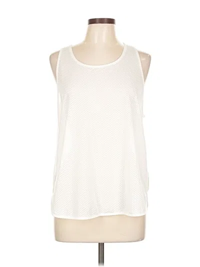Pre-owned New Balance Sleeveless T-shirt In Ivory