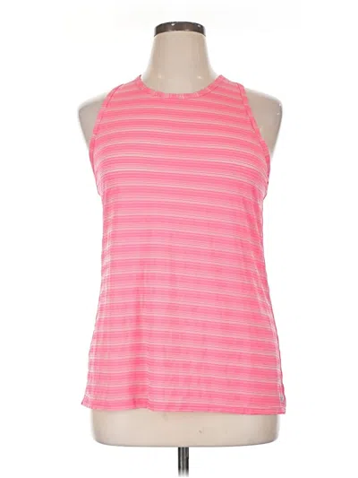 Pre-owned New Balance Sleeveless T-shirt In Pink