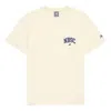 New Balance Small Nbsc Graphic T-shirt 'beige Navy' In Neutral