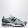 New Balance 1906r Silver Colored Sneaker With Mesh Design And Side Logo In Synthetic Fiber Unisex In Gray