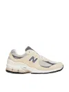 New Balance 2002 Woman Sneakers Beige Size 7 Textile Fibers, Leather