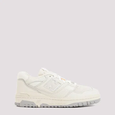 New Balance 550 Sneakers In White Suede And Leather