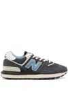 New Balance 574 Chunky Rubber Lug Sole Sneakers In Gray