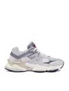 New Balance Mesh Panel Rubber Sole Sneakers In Gray