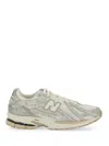 New Balance Gucci White Leather Screener Sneakers In Animal Print