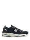 New Balance 991v2 Sneakers With Mesh Panels And Reflective Accents In Black
