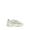 New Balance Grey Low Top Sneakers With Logo Patch On Side And Tongue And Perforated Panels