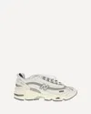 New Balance Grey Low Top Sneakers With Logo Patch On Side And Tongue And Perforated Panels