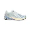 New Balance Blue Low Top Sneaker With Logo Patch On Tongue And Side And Perforated Panels In Tech Fabric Unisex