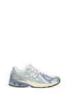 New Balance Blue Low Top Sneaker With Logo Patch On Tongue And Side And Perforated Panels