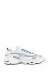 New Balance Grey Low Top Sneakers With Logo Patch On Side And Tongue And Perforated Panels