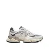 New Balance Mens Seasalt Castlerock 9060 Leather And Mesh Low-top Trainers In White
