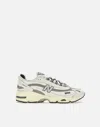 New Balance Grey Low Top Sneakers With Logo Patch On Side And Tongue And Perforated Panels
