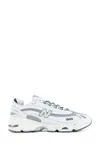 New Balance Grey Low Top Sneakers With Logo Patch On Side And Tongue And Perforated Panels
