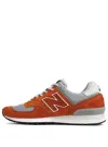 New Balance 574 Colour-block Suede Sneakers In Brown