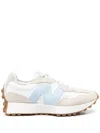 New Balance Damen 327 In Grau/weiss/blau, Wildleder/mesh, Grösse 39 In White