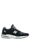 New Balance Mesh And Suede Sneakers With Reflective Accents