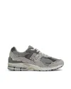 New Balance Textured Panels Rubber Sole Sneakers In Gray